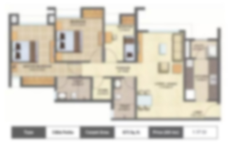 H Rishabraj Opulence 3bhk flat